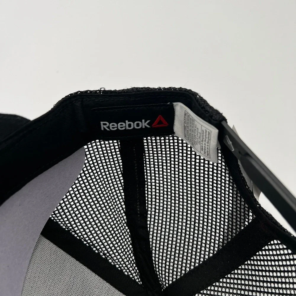 Reebok UFC Womens Trucker Hat Black Iridescent Holographic Snapback Cap NEW - Picture 6 of 7